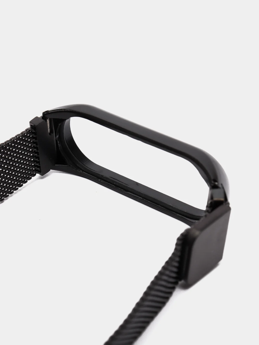 Черный металлический ремешок для Xiaomi Mi Band 3, Mi Band 4