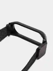 Черный металлический ремешок для Xiaomi Mi Band 3, Mi Band 4
