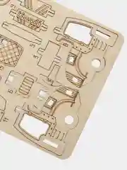 Деревянный конструктор UNIWOOD UNIT Каток с дополненной реальностью / Сборная модель