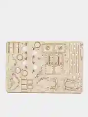 Деревянный конструктор UNIWOOD UNIT Вагон для угля с дополненной реальностью / Поезд
