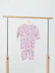 Коралловый меланж комбинезон для новорожденных