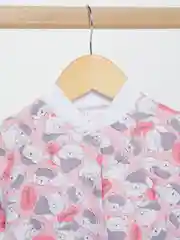 Коралловый меланж комбинезон для новорожденных