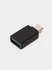 Черный адаптер переходник usb type c на usb otg