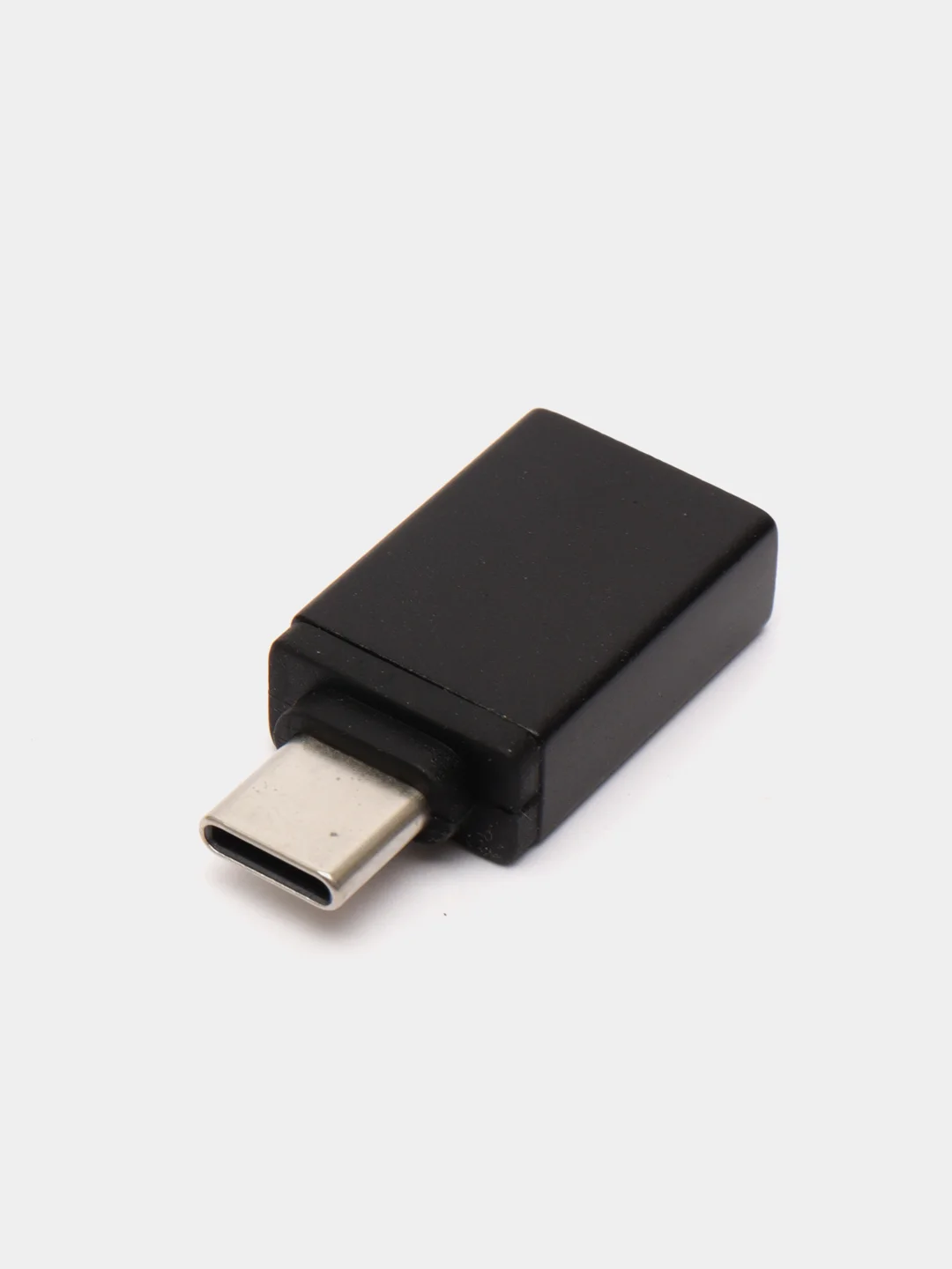 Черный адаптер переходник usb type c на usb otg