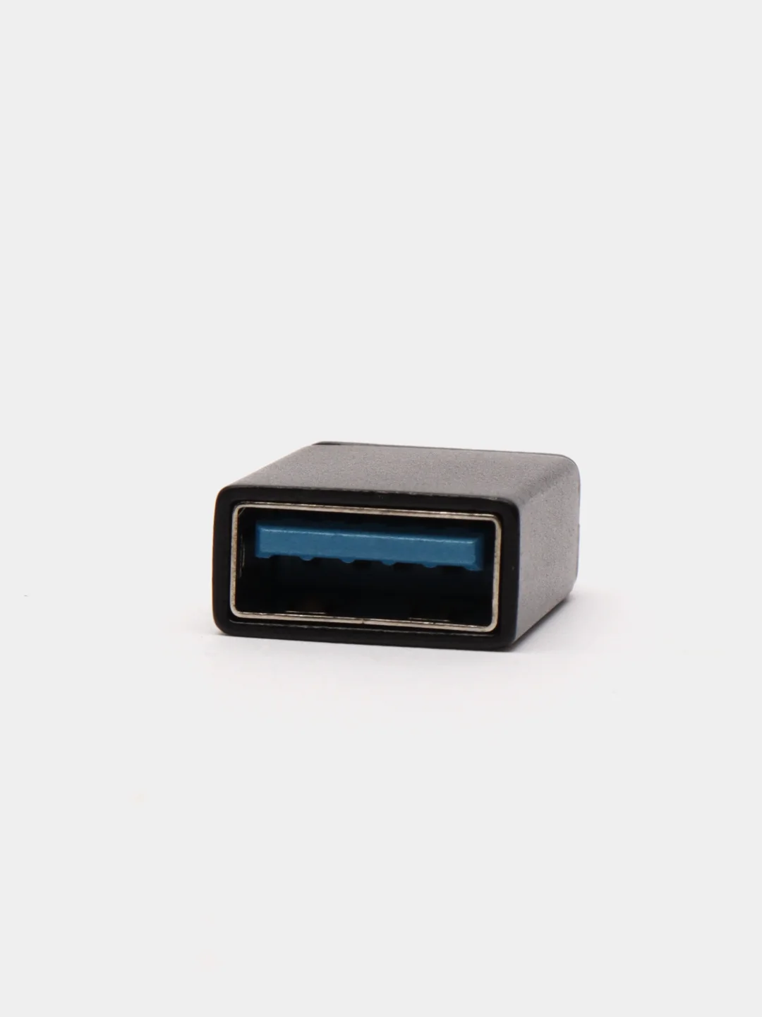 Черный адаптер переходник usb type c на usb otg