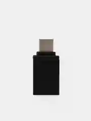 Черный адаптер переходник usb type c на usb otg