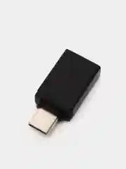 Черный адаптер переходник usb type c на usb otg