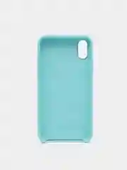 Бирюзовый чехол силиконовый на IPhone X / XS