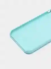 Бирюзовый чехол силиконовый на IPhone X / XS