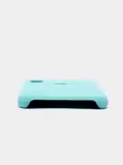 Бирюзовый чехол силиконовый на IPhone X / XS