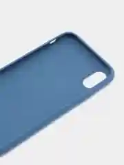 Темно-синий чехол силиконовый на IPhone X / XS