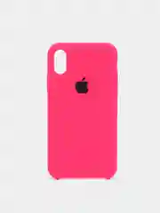 Фуксия чехол силиконовый на IPhone X / XS