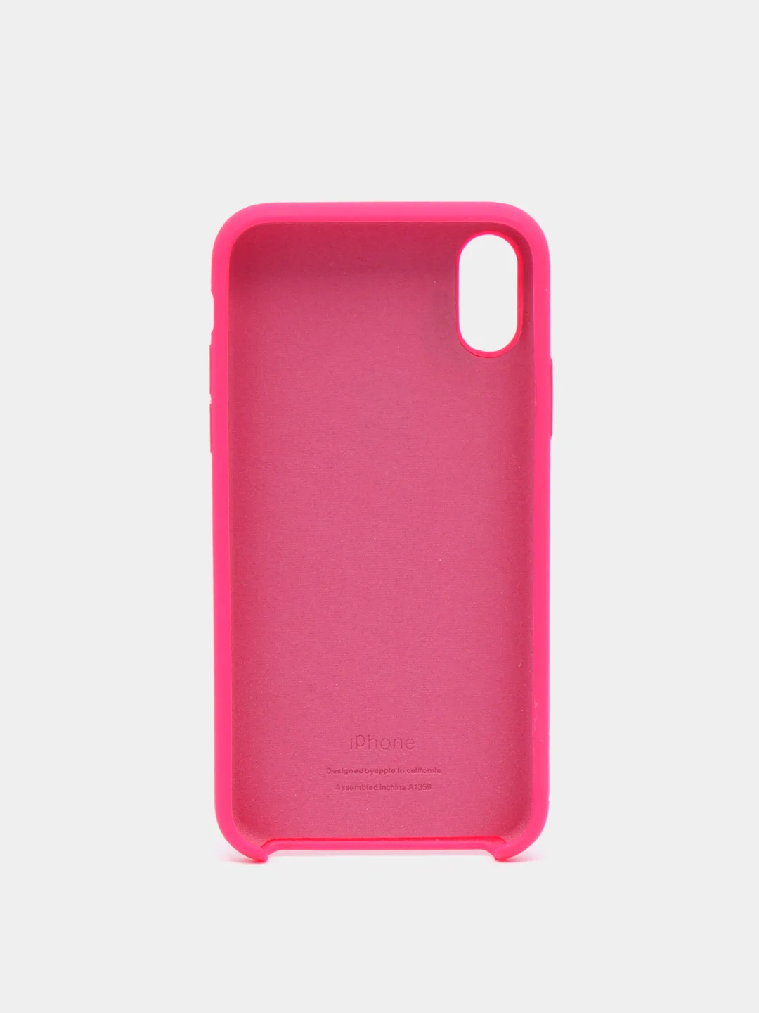 Фуксия чехол силиконовый на IPhone X / XS