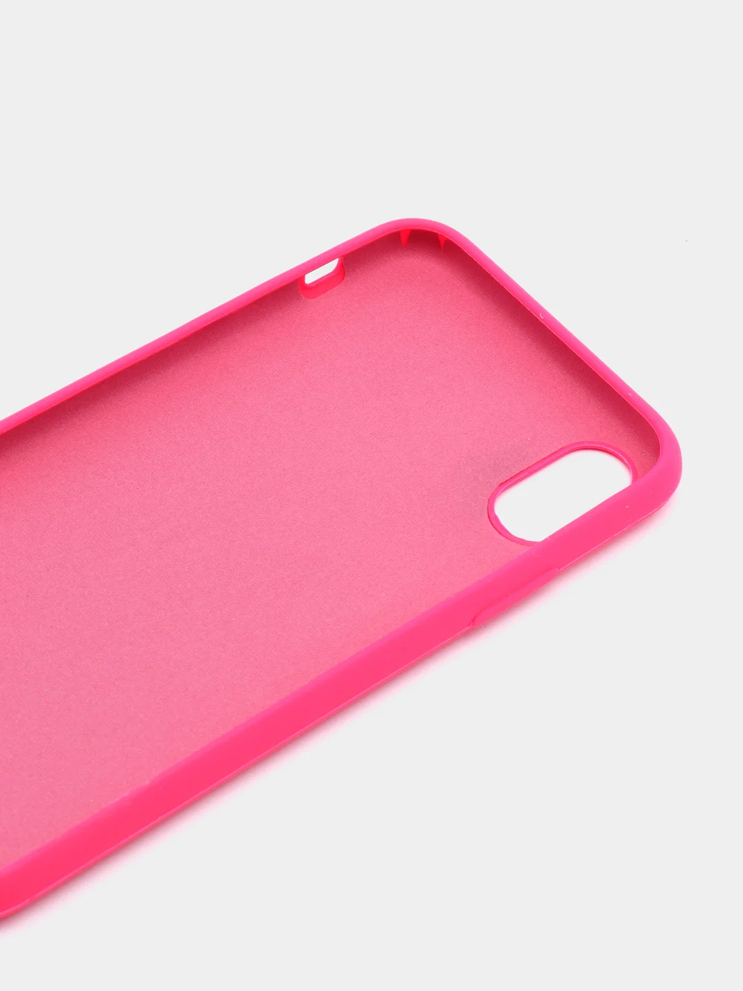Фуксия чехол силиконовый на IPhone X / XS