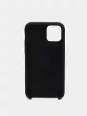 Черный силиконовый чехол для iPhone 11 pro