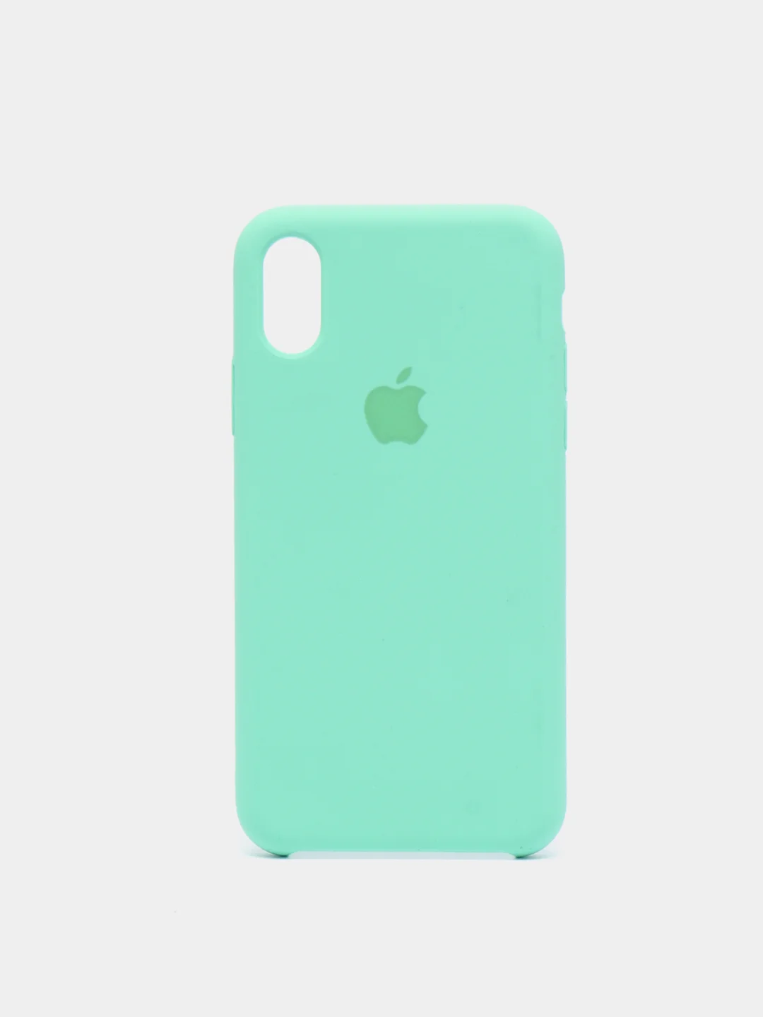 Салатовый чехол силиконовый на IPhone X / XS