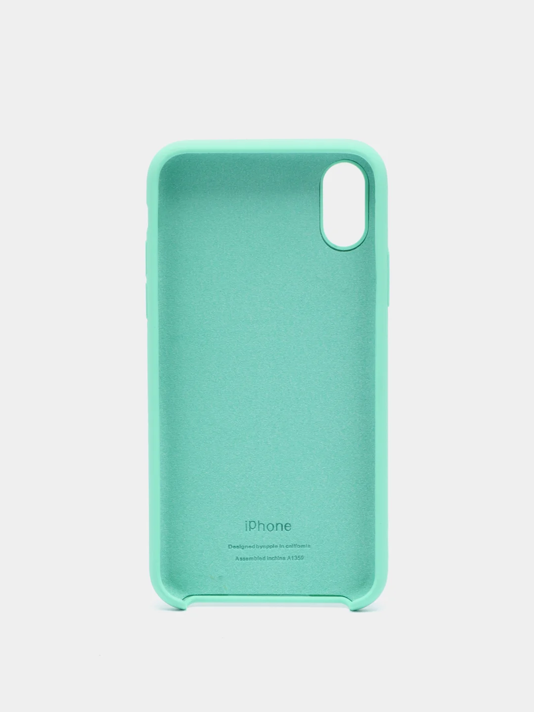 Салатовый чехол силиконовый на IPhone X / XS