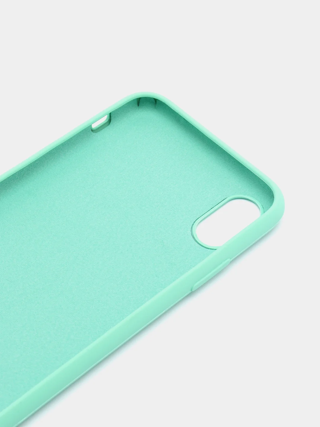 Салатовый чехол силиконовый на IPhone X / XS