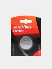 Батарейка SmartBuy, CR2016, 1 штука в упаковке