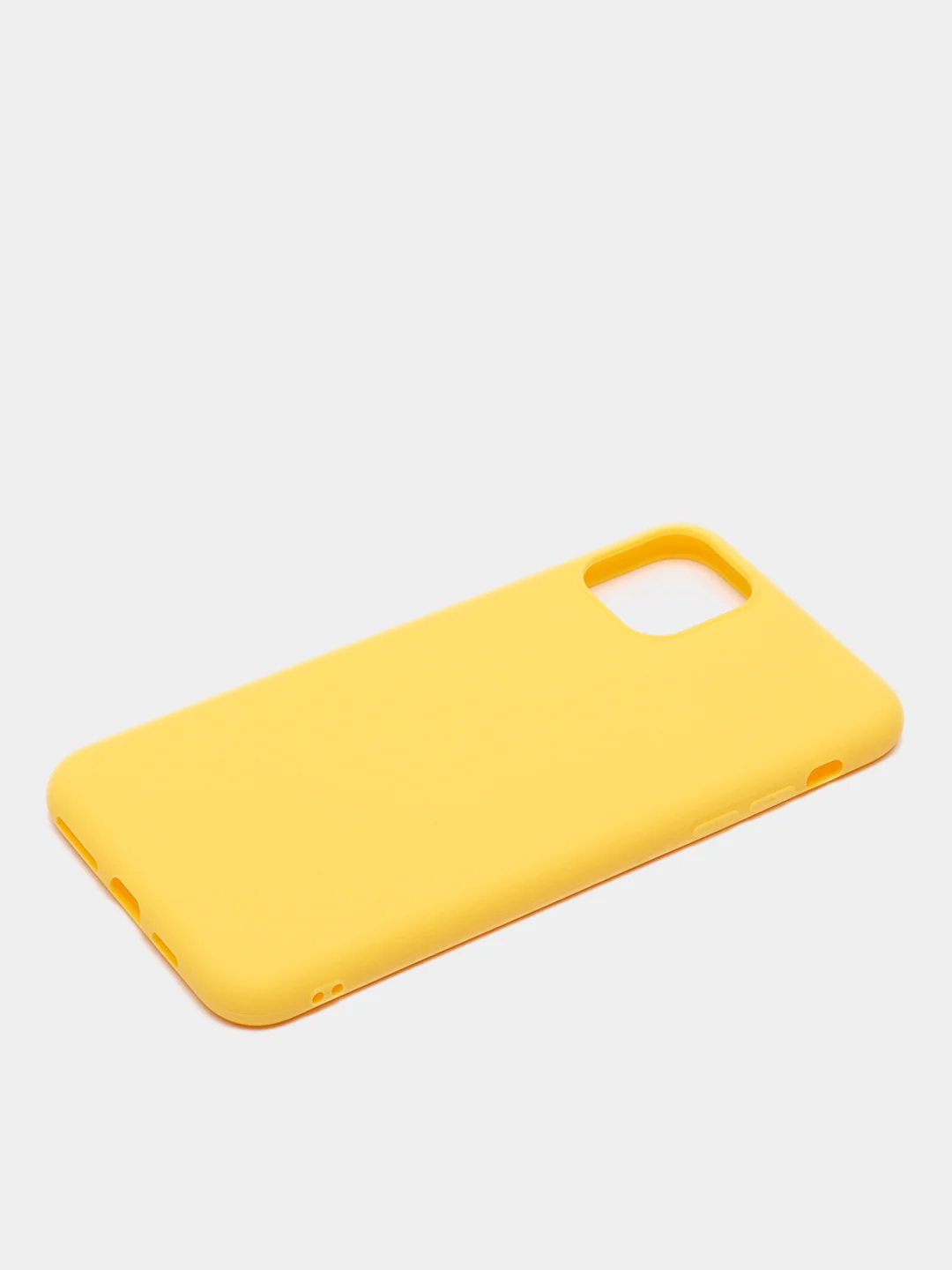 Желтый чехол для iPhone 11 Pro Max, силиконовый, 14 цветов