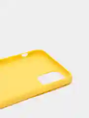 Желтый чехол для iPhone 11 Pro Max, силиконовый, 14 цветов