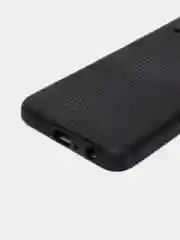 Черный чехол для Samsung Galaxy A22 / M22 / M32 силиконовый под ткань