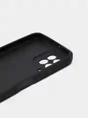 Черный чехол для Samsung Galaxy A22 / M22 / M32 силиконовый под ткань