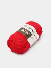 Красный пряжа YarnArt Creative, 50 г, 85 м, 100% хлопок