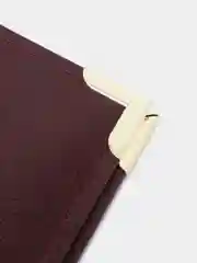 Бордовый альбом для монет и банкнот из искусственной кожи без листов, формат Grand