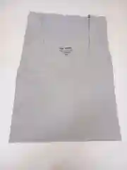 Серый меланж хлопковая мужская майка