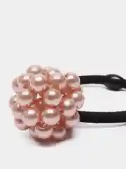 Карамельный резинка с жемчугом для волос