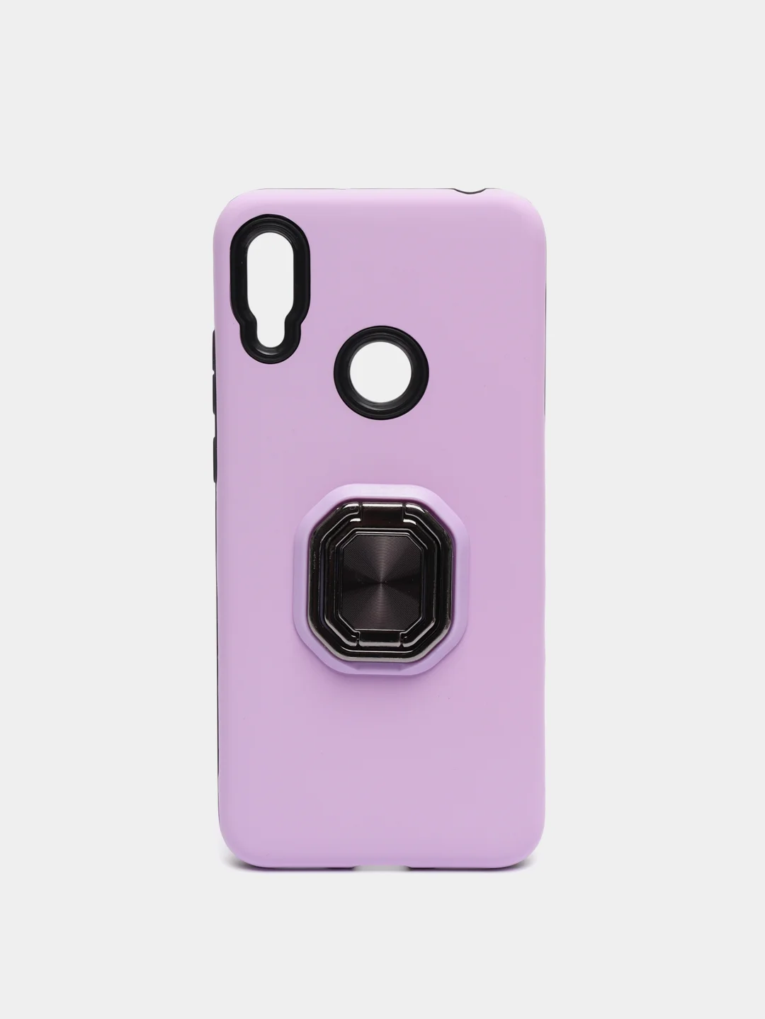 Лавандовый чехол Honor 8A / 8A Prime / Huawei Y6 2019 / Y6 Prime 2019, с металлическим кольцом