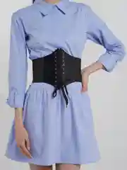 Черный женский утягивающий корсет/отличный скромный подарок