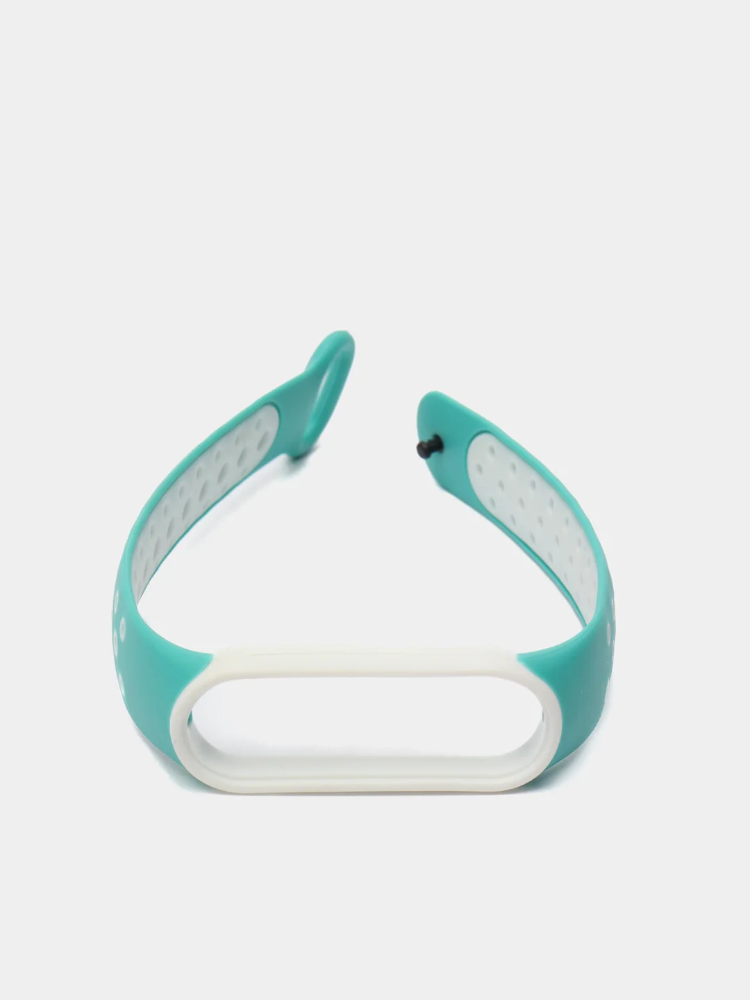 Бирюзовый ремешок для Xiaomi Mi Band 5 / 6 / 7 cиликоновый спортивный (Сяоми ми бенд))