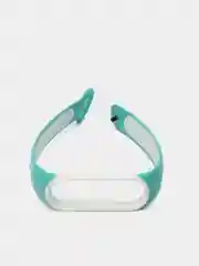 Бирюзовый ремешок для Xiaomi Mi Band 5 / 6 / 7 cиликоновый спортивный (Сяоми ми бенд))