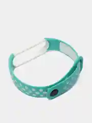 Бирюзовый ремешок для Xiaomi Mi Band 5 / 6 / 7 cиликоновый спортивный (Сяоми ми бенд))