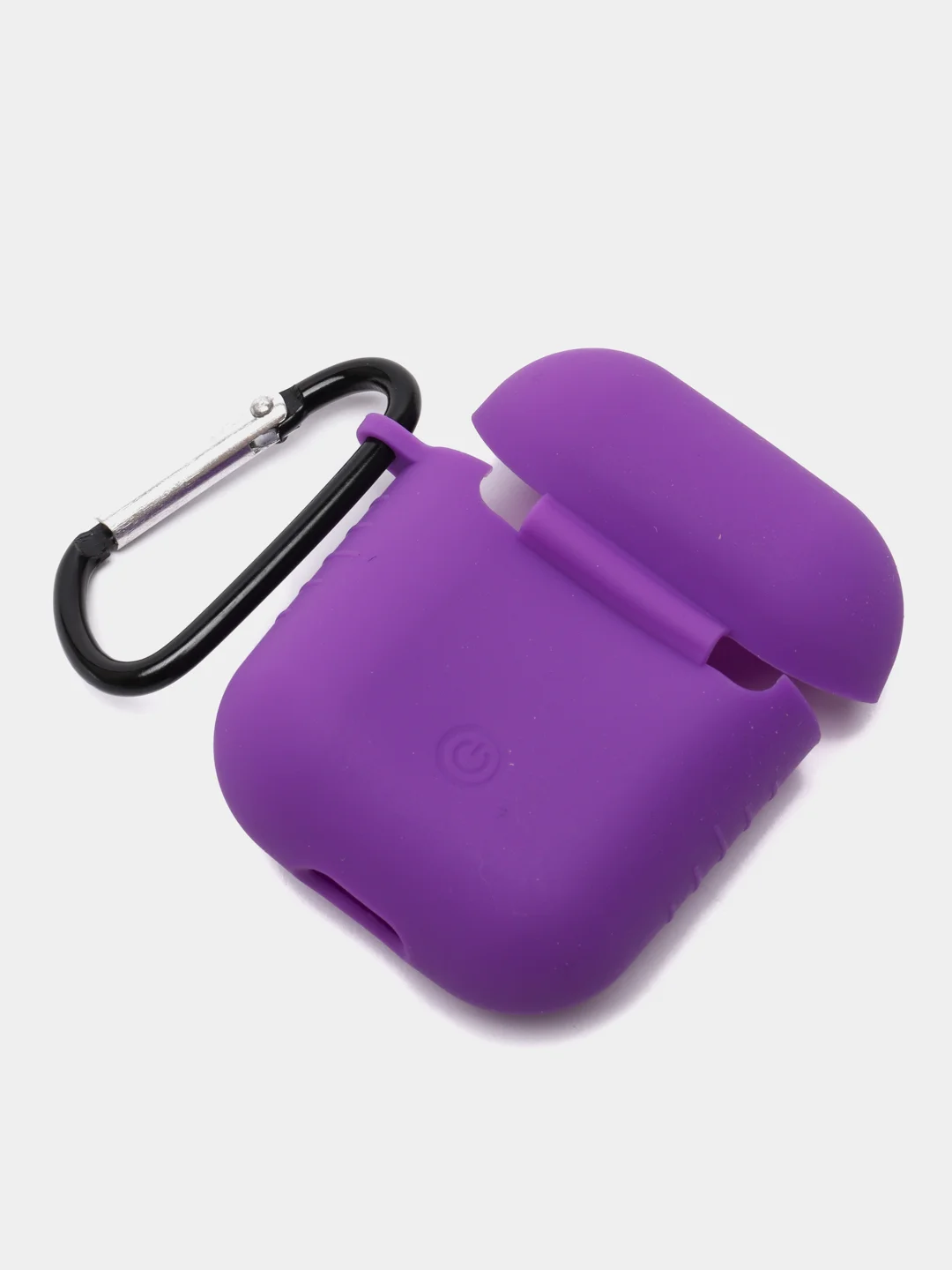Фиолетовый силиконовый чехол для беспроводных наушников AirPods 1, AirPods 2