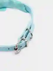 Голубой ошейник для кошек и собак с косынкой