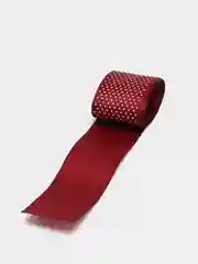Бордовый лента репсовая мелкий горох 40 мм отрез 3 метра