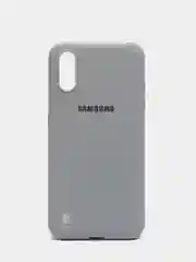 Серый чехол Samsung Galaxy A01 / M01, Галакси А01 / М01 силиконовый матовый с мягким подкладом
