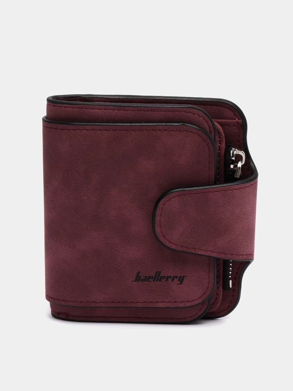 Женский кошелек Baellery mini из замшевой экокожи, 10 цветов