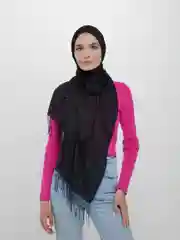 Черный тонкий кашемир