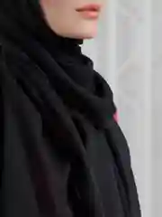 Черный тонкий кашемир