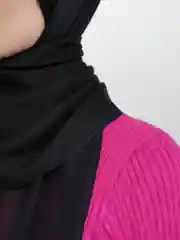 Черный тонкий кашемир
