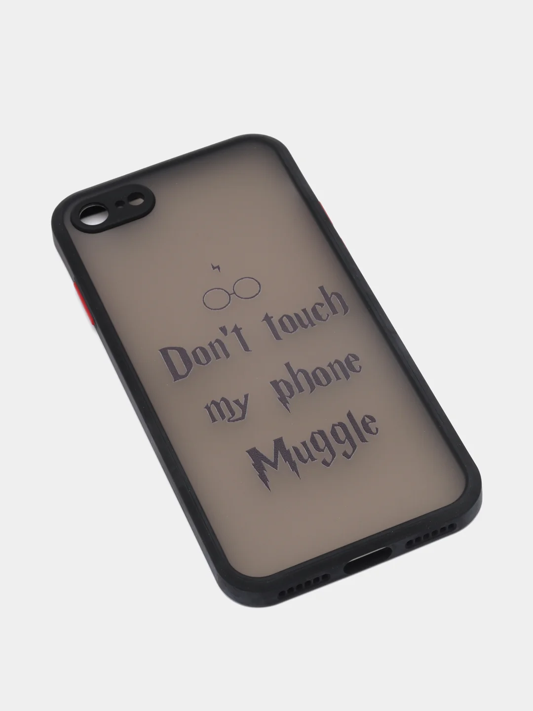 Серый чехол матовый на телефон "Гарри Поттер" для iPhone 7/8 Plus XR 11 12 mini PRO 13
