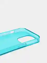 Бирюзовый чехол защитный силиконовый плотный с закрытым низом для iPhone 13 / Pro / Pro Max / mini