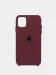 Тёмно-бордовый чехол Silicone Case для iPhone 11