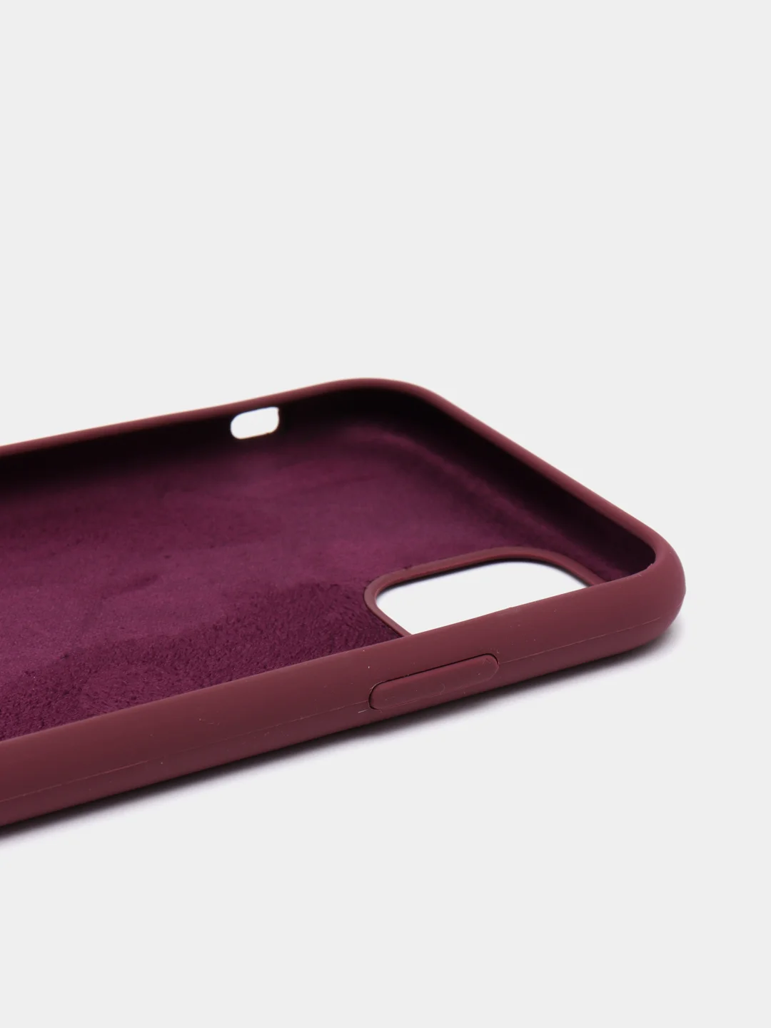 Тёмно-бордовый чехол Silicone Case для iPhone 11