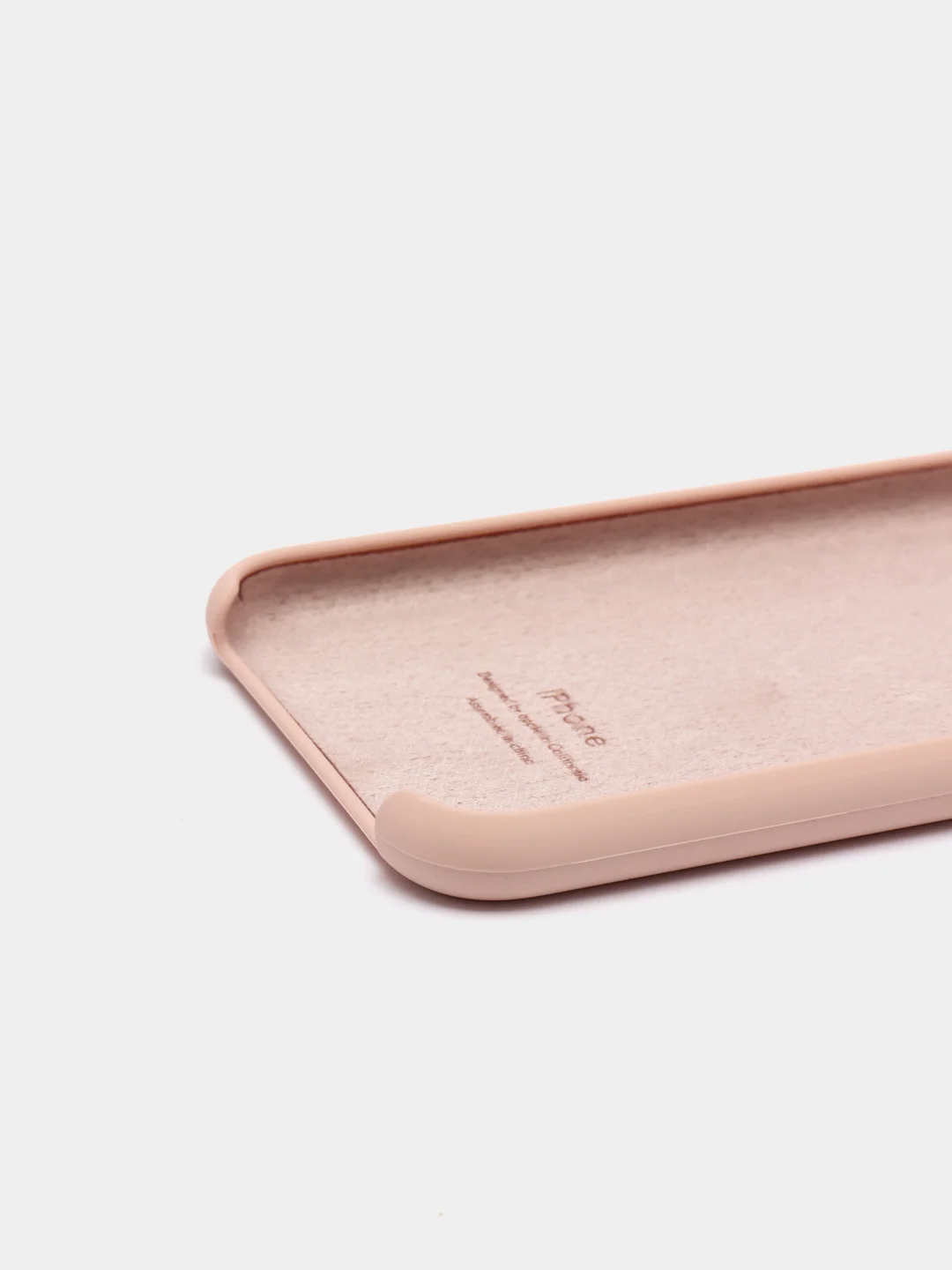 Бежевый чехол Silicone Case для iPhone 11