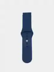 Темно-синий силиконовый ремешок для Samsung Galaxy Watch 3, 41 и 45 мм